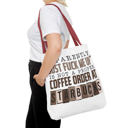 Just F*** me up Tote Bag | Stylish & Durable | Custom Designs | Perfect for Shopping or Travel