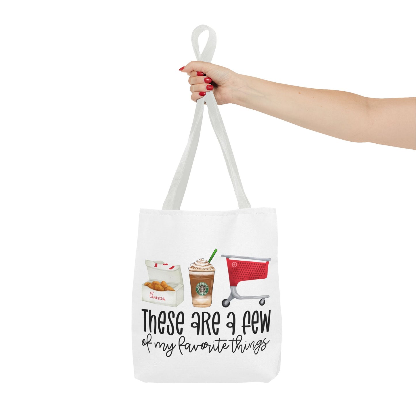 A few of my Favorite things Tote Bag Eco-Friendly Tote Bag | Stylish & Durable | Custom Designs | Perfect for Shopping or Travel