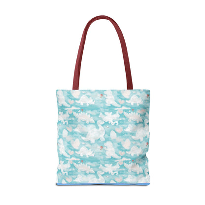 Lettie's dinos Tote Bag Eco-Friendly Tote Bag | Stylish & Durable | Custom Designs | Perfect for Shopping or Travel