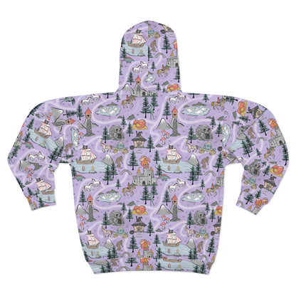 The Land of Make Believe  Unisex Zip Hoodie