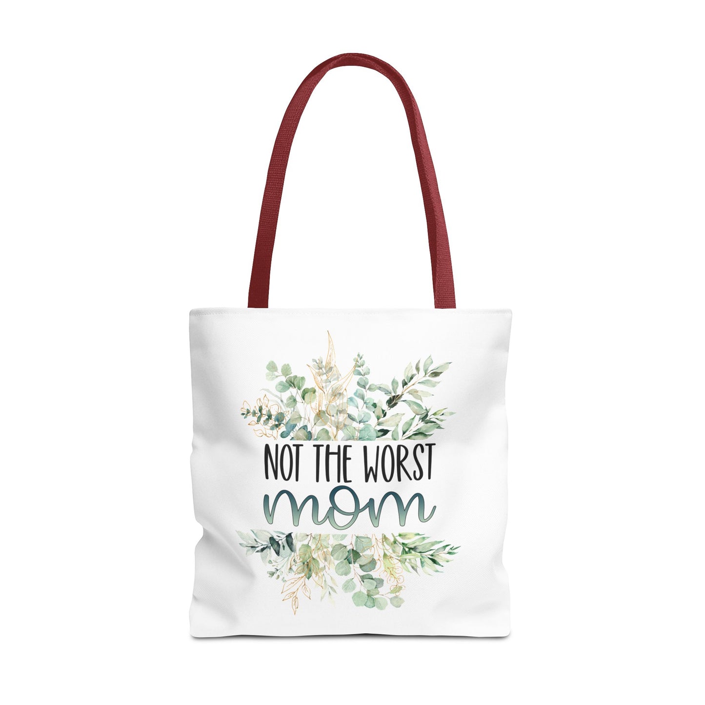 Not the Worst Mom Tote Bag Eco-Friendly Tote Bag | Stylish & Durable | Custom Designs | Perfect for Shopping or Travel