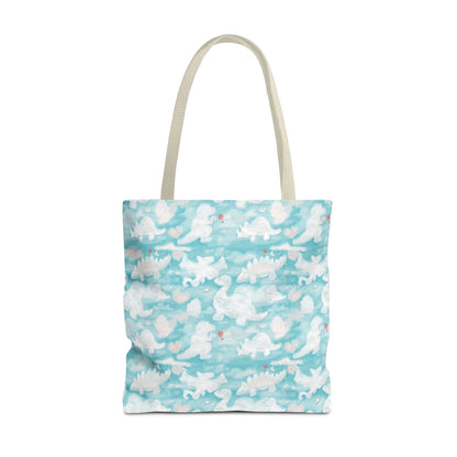 Lettie's dinos Tote Bag Eco-Friendly Tote Bag | Stylish & Durable | Custom Designs | Perfect for Shopping or Travel