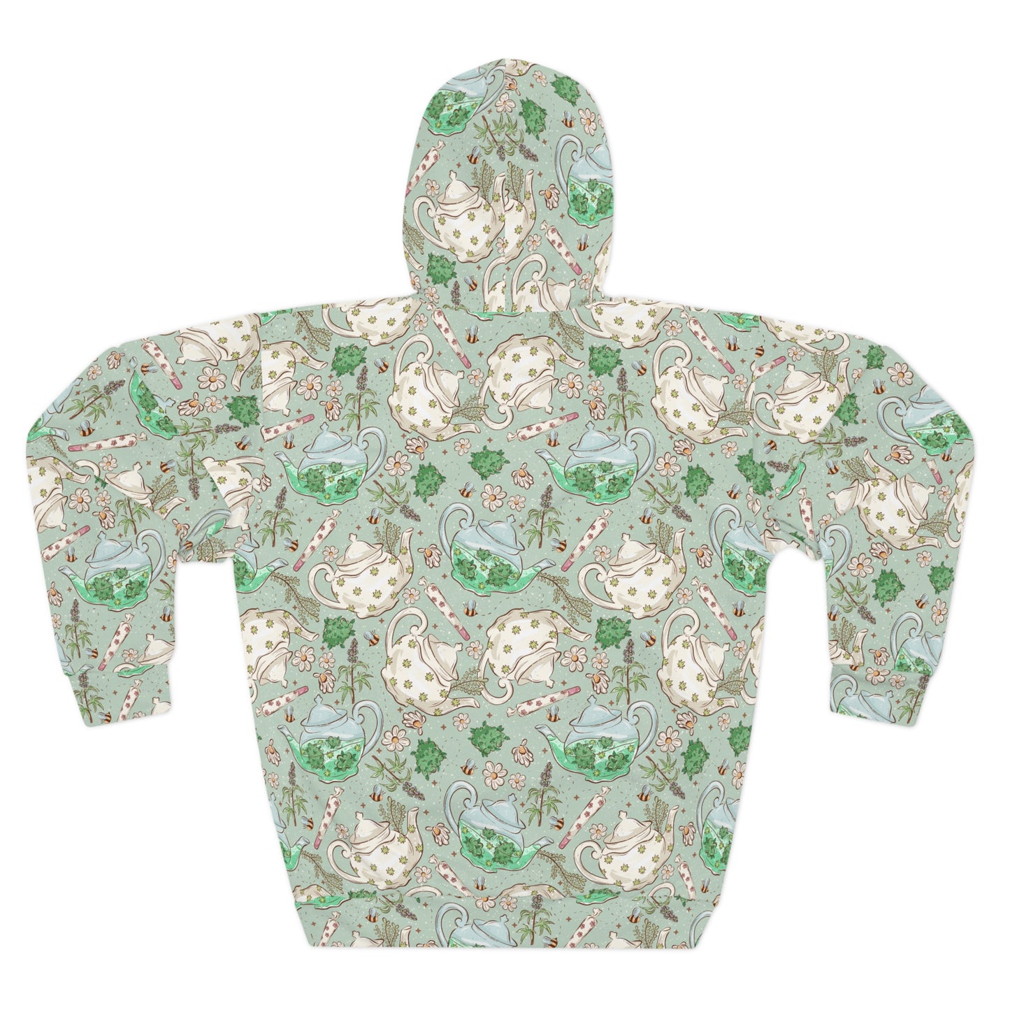 Tea POT Unisex Pullover Hoodie (AOP)