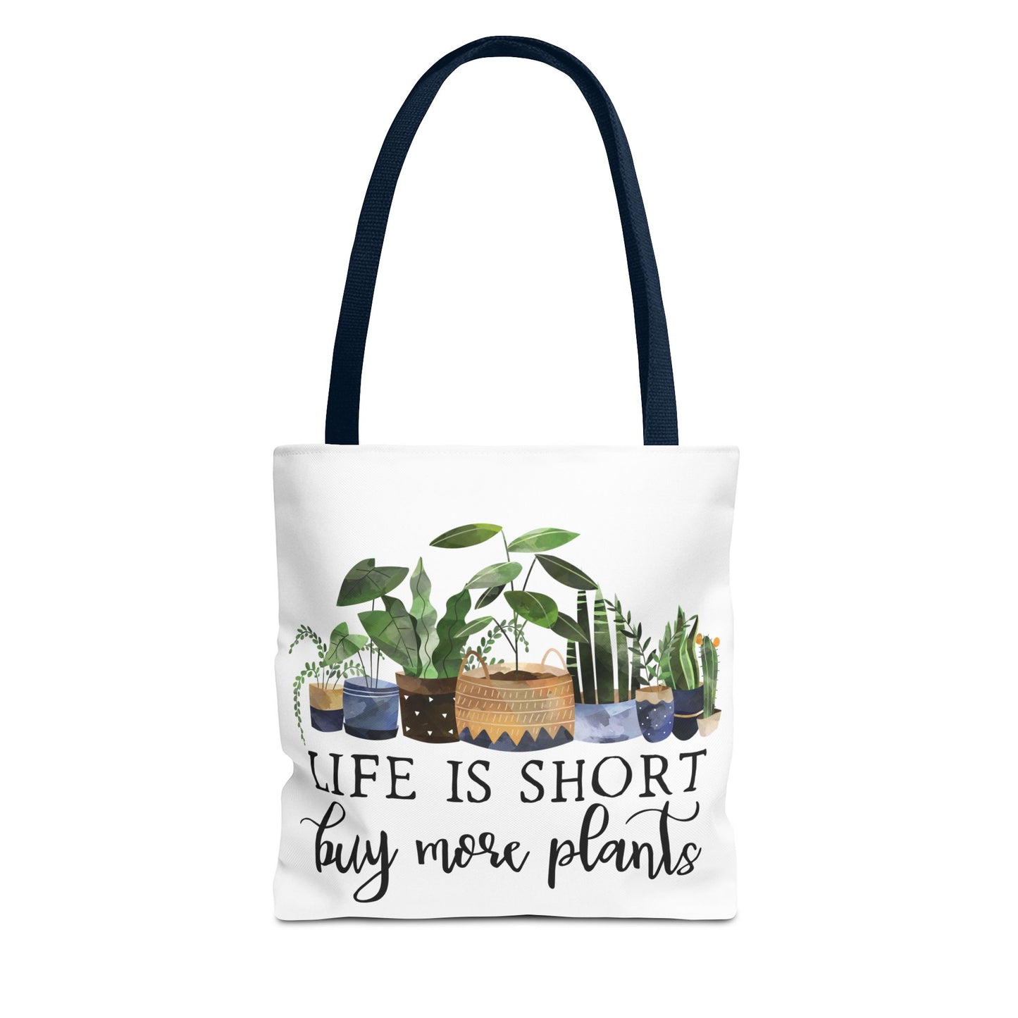 Buy More Plants Tote Bag Eco-Friendly Tote Bag | Stylish & Durable | Custom Designs | Perfect for Shopping or Travel