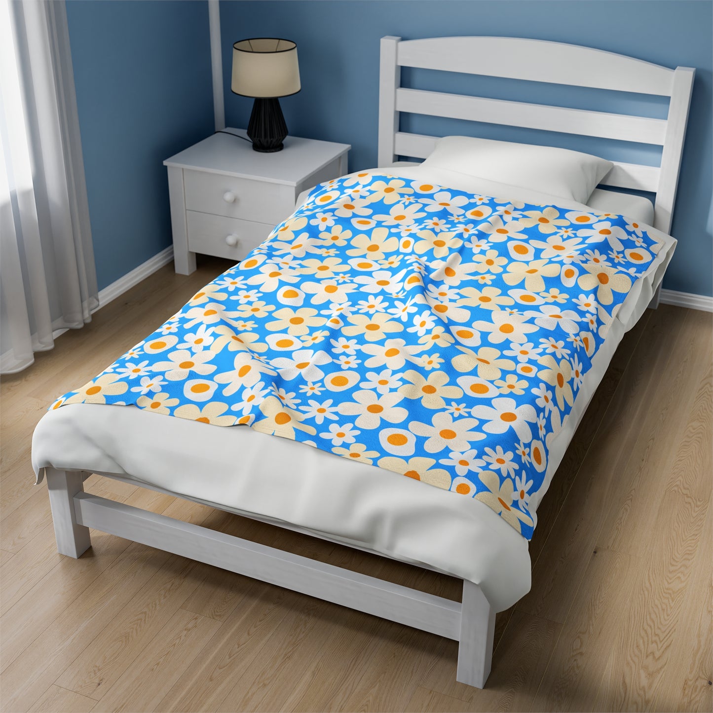 Yolk and Petal Velveteen Plush Blanket