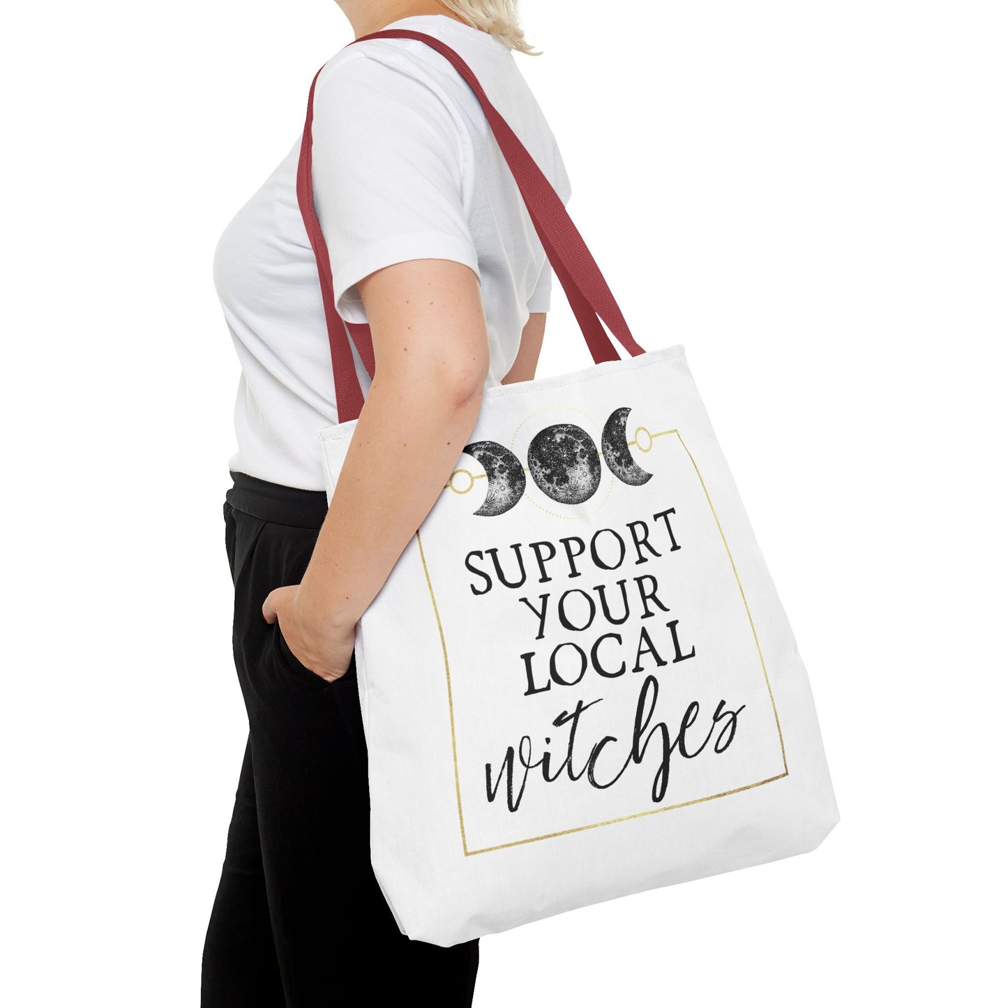 Support your local Witches Tote Bag Eco-Friendly Tote Bag | Stylish & Durable | Custom Designs | Perfect for Shopping or Travel