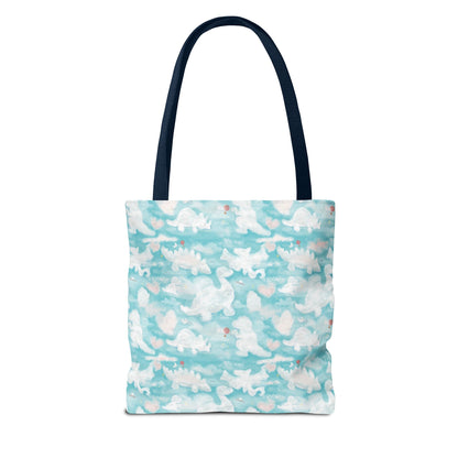 Lettie's dinos Tote Bag Eco-Friendly Tote Bag | Stylish & Durable | Custom Designs | Perfect for Shopping or Travel