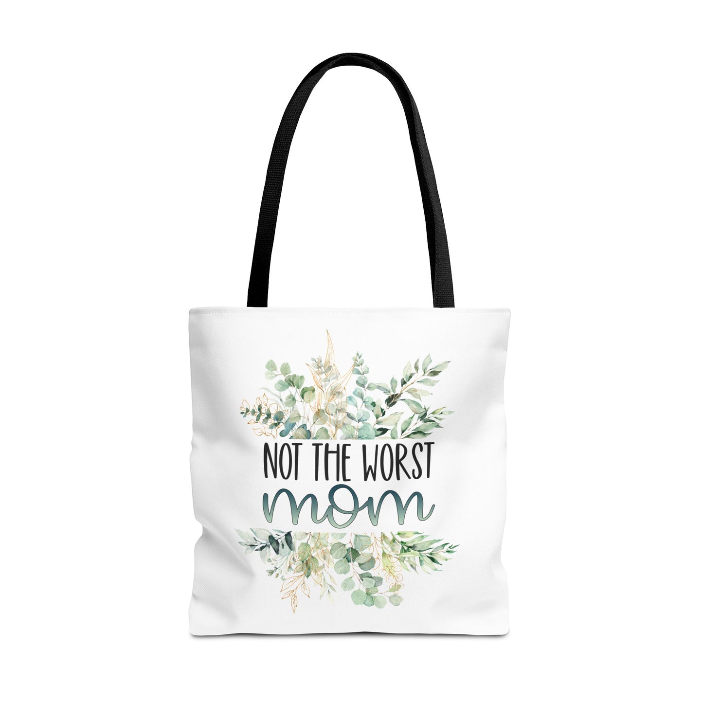 Not the Worst Mom Tote Bag Eco-Friendly Tote Bag | Stylish & Durable | Custom Designs | Perfect for Shopping or Travel