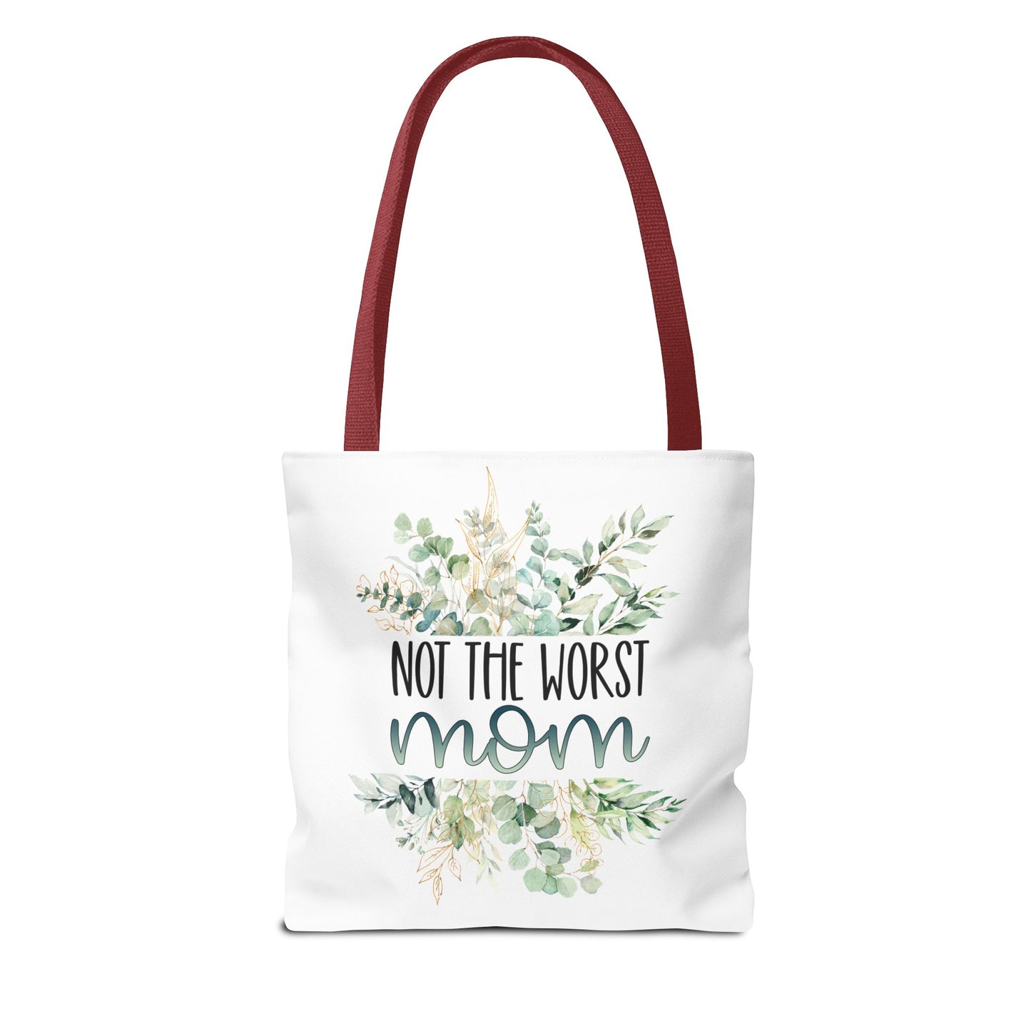 Not the Worst Mom Tote Bag Eco-Friendly Tote Bag | Stylish & Durable | Custom Designs | Perfect for Shopping or Travel