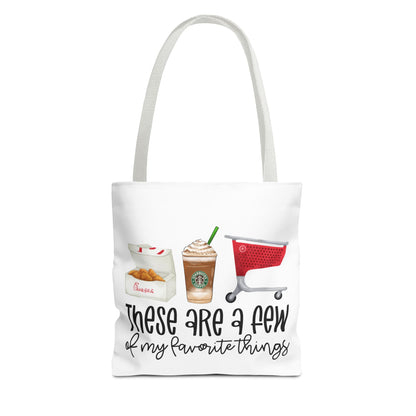 A few of my Favorite things Tote Bag Eco-Friendly Tote Bag | Stylish & Durable | Custom Designs | Perfect for Shopping or Travel