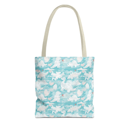 Lettie's dinos Tote Bag Eco-Friendly Tote Bag | Stylish & Durable | Custom Designs | Perfect for Shopping or Travel