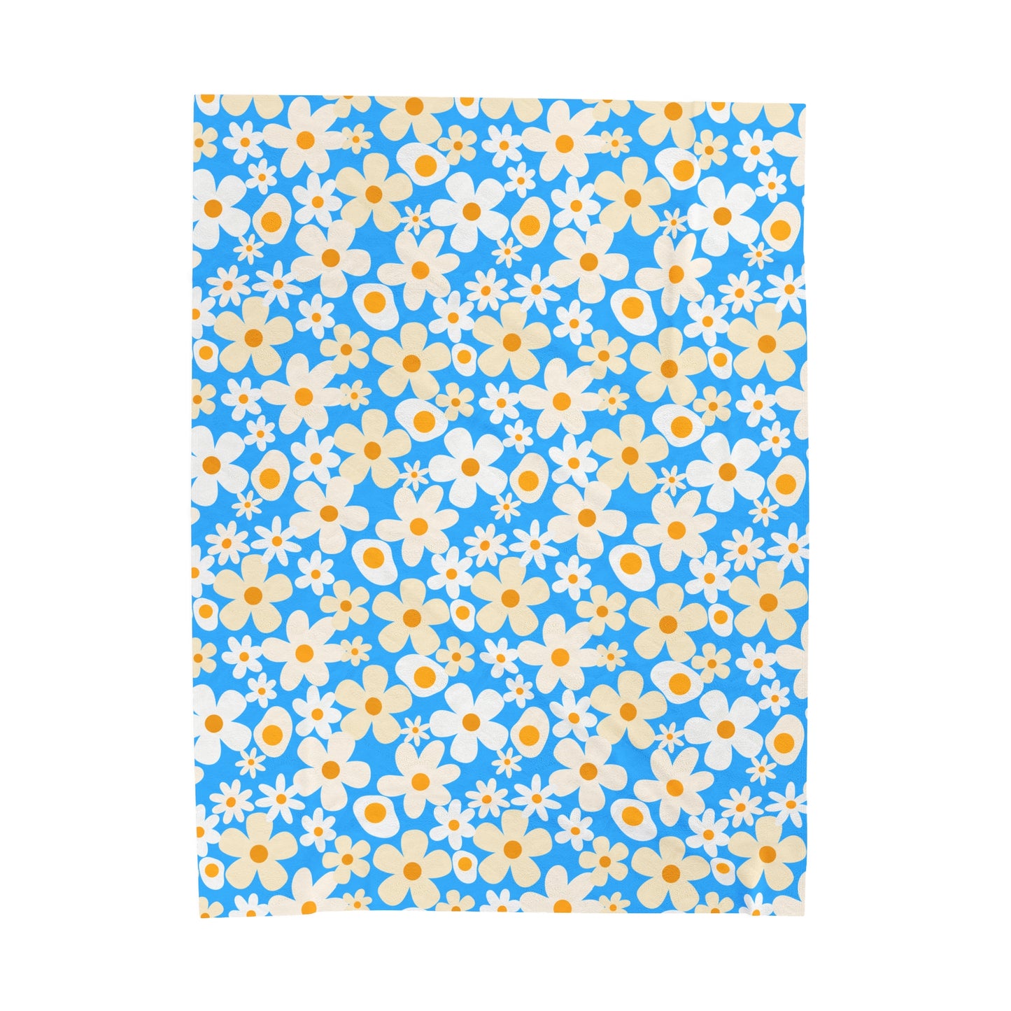 Yolk and Petal Velveteen Plush Blanket