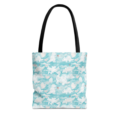 Lettie's dinos Tote Bag Eco-Friendly Tote Bag | Stylish & Durable | Custom Designs | Perfect for Shopping or Travel