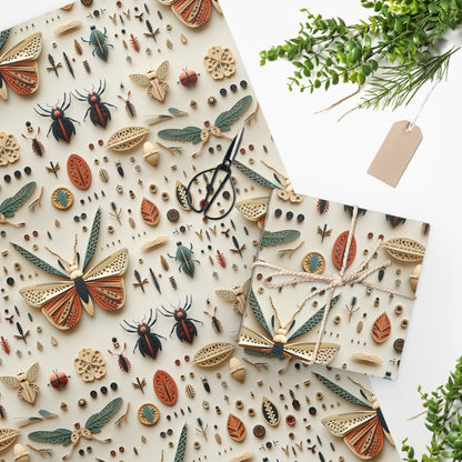 Bugs and Kisses Wrapping Paper