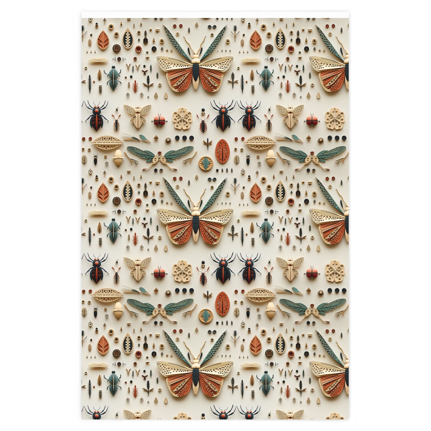 Bugs and Kisses Wrapping Paper