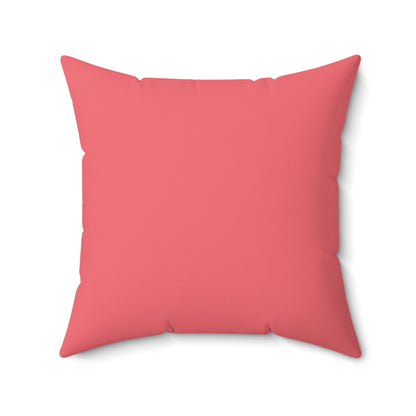 Seaside Blooms Spun Polyester Square Pillow