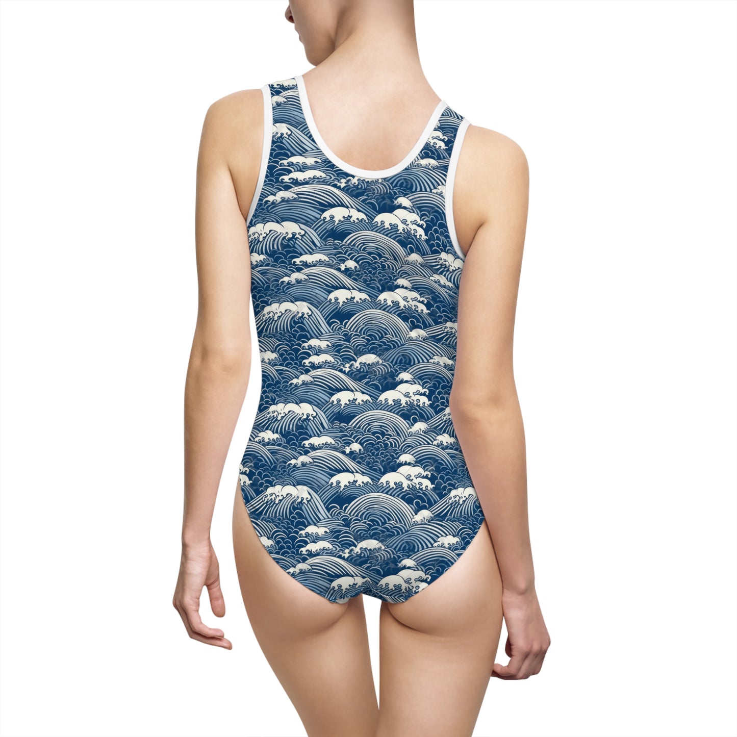 Smile and wave Women's Classic One-Piece Swimsuit