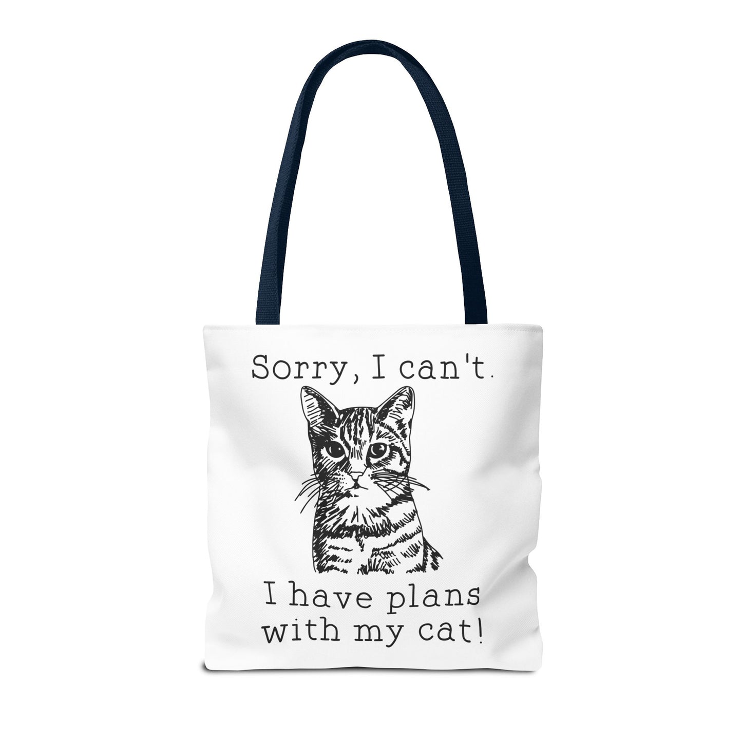 i have plans with my Cat Tote Bag Eco-Friendly Tote Bag | Stylish & Durable | Custom Designs | Perfect for Shopping or Travel