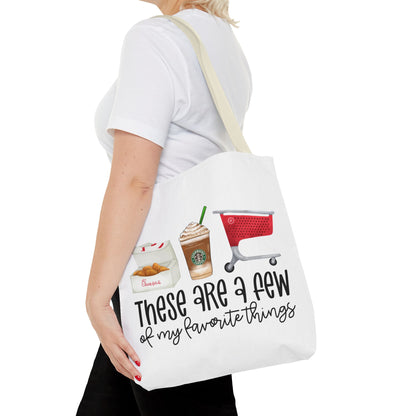 A few of my Favorite things Tote Bag Eco-Friendly Tote Bag | Stylish & Durable | Custom Designs | Perfect for Shopping or Travel