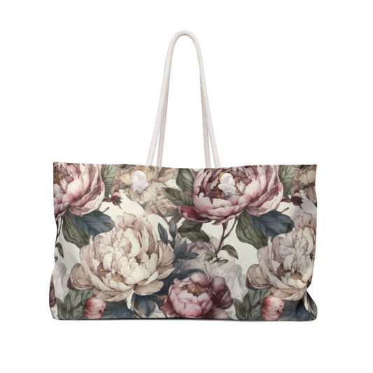 A peony for your thoughts Weekender Bag