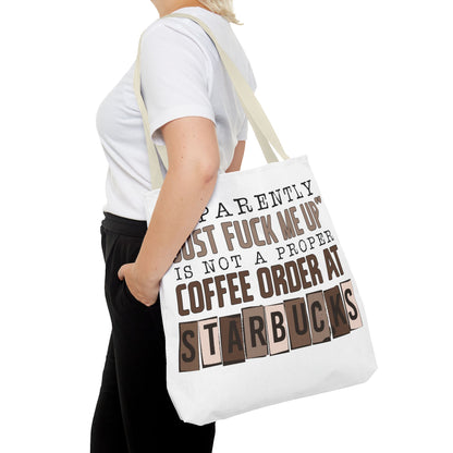 Just F*** me up Tote Bag | Stylish & Durable | Custom Designs | Perfect for Shopping or Travel