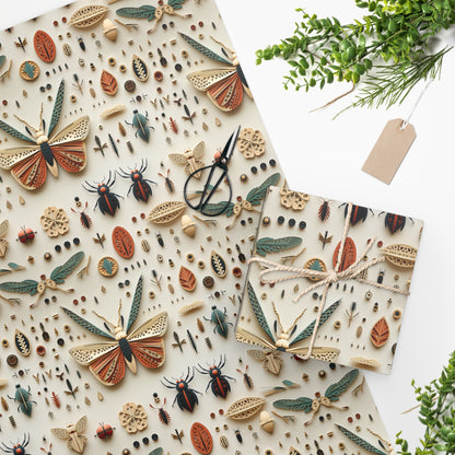 Bugs and Kisses Wrapping Paper