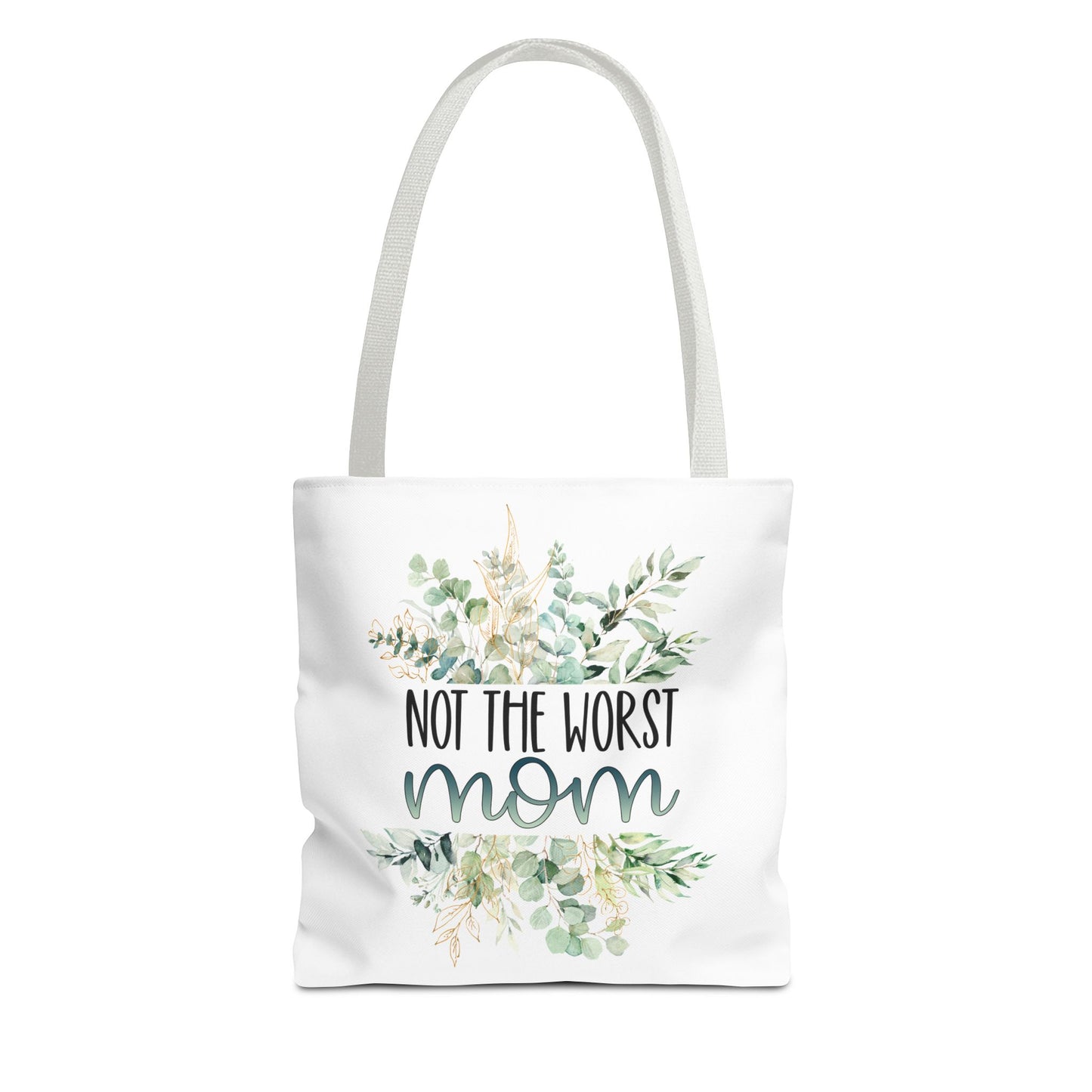 Not the Worst Mom Tote Bag Eco-Friendly Tote Bag | Stylish & Durable | Custom Designs | Perfect for Shopping or Travel