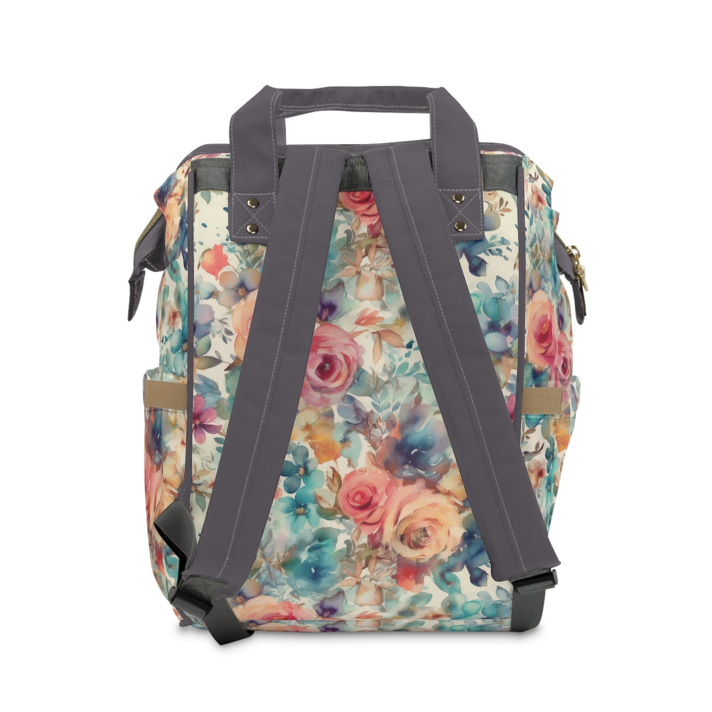 Seaside Blooms Multifunctional Diaper Backpack