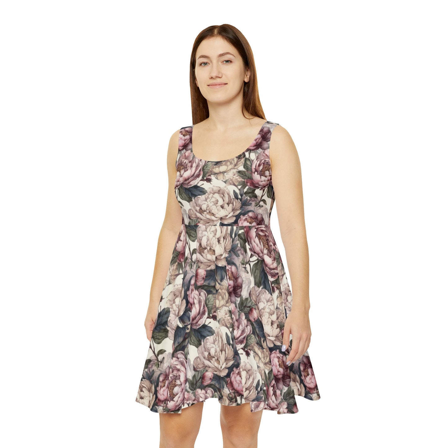 A peony for your thoughts Women's Skater Dress