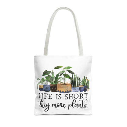 Buy More Plants Tote Bag Eco-Friendly Tote Bag | Stylish & Durable | Custom Designs | Perfect for Shopping or Travel