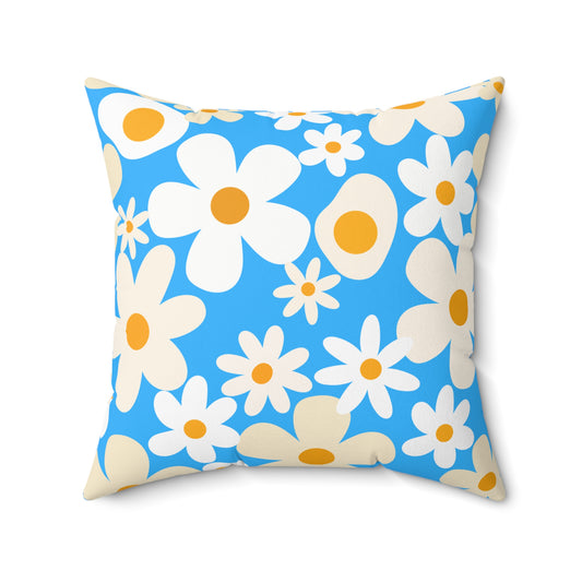 Yolk and Petal Spun Polyester Square Pillow