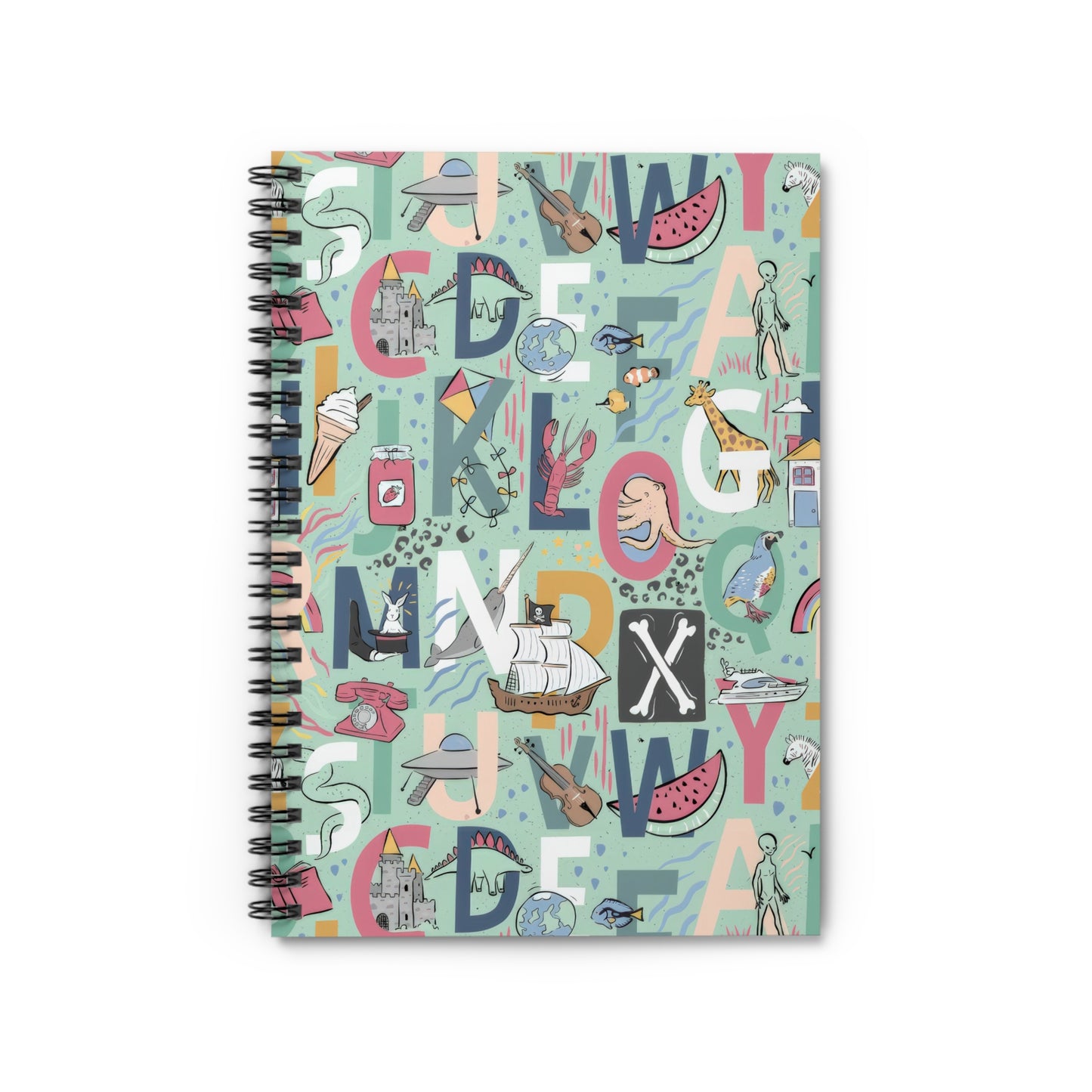 B is for Bamboo Spiral Notebook - Ruled Line