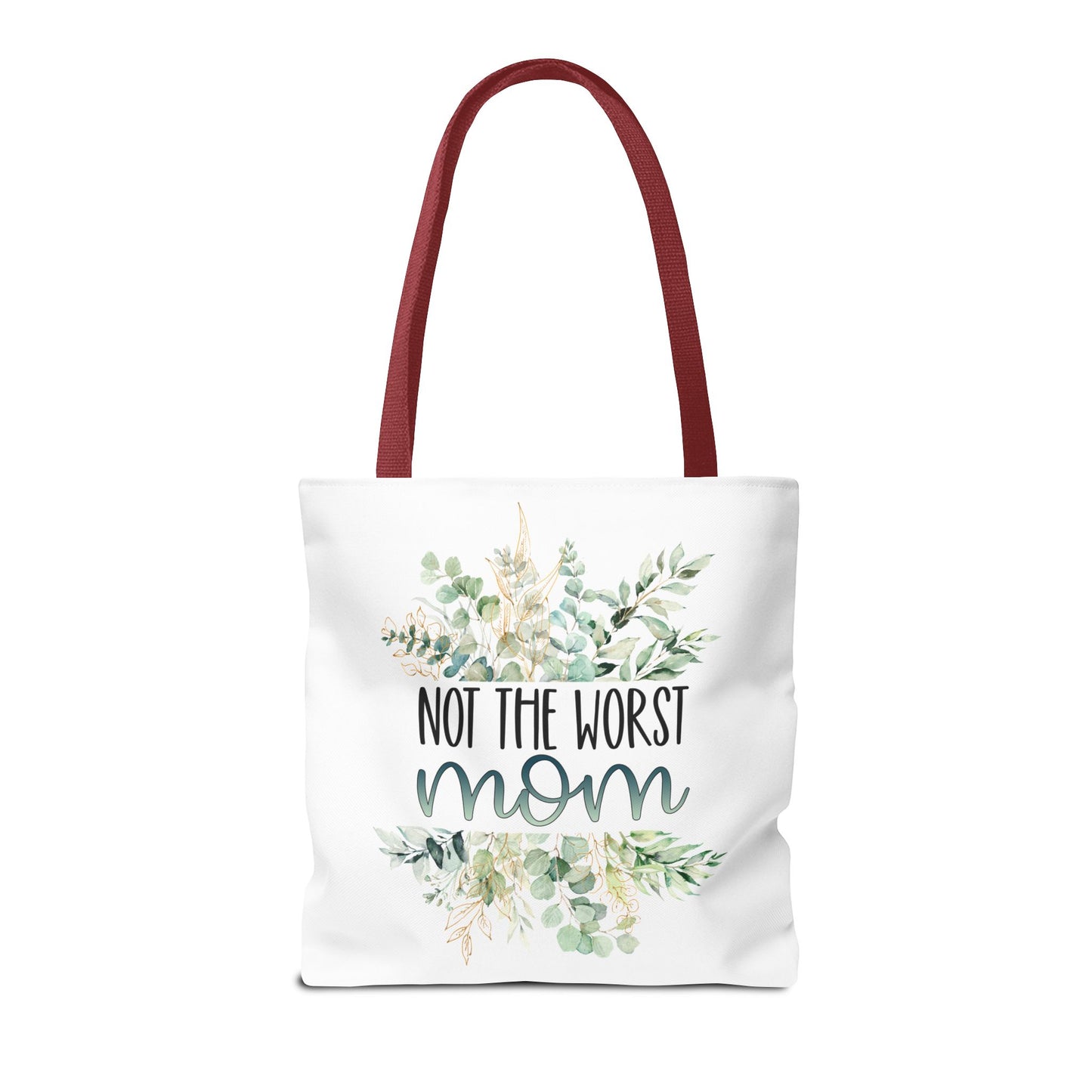 Not the Worst Mom Tote Bag Eco-Friendly Tote Bag | Stylish & Durable | Custom Designs | Perfect for Shopping or Travel