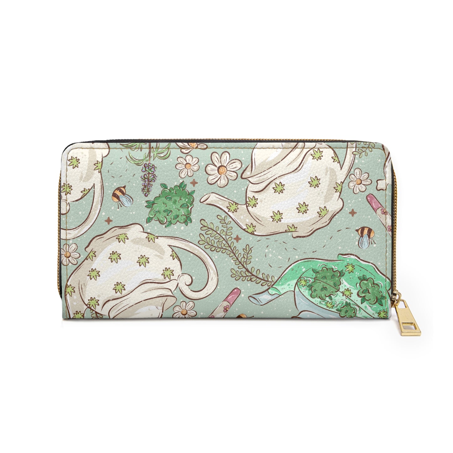 Tea POT Zipper Wallet