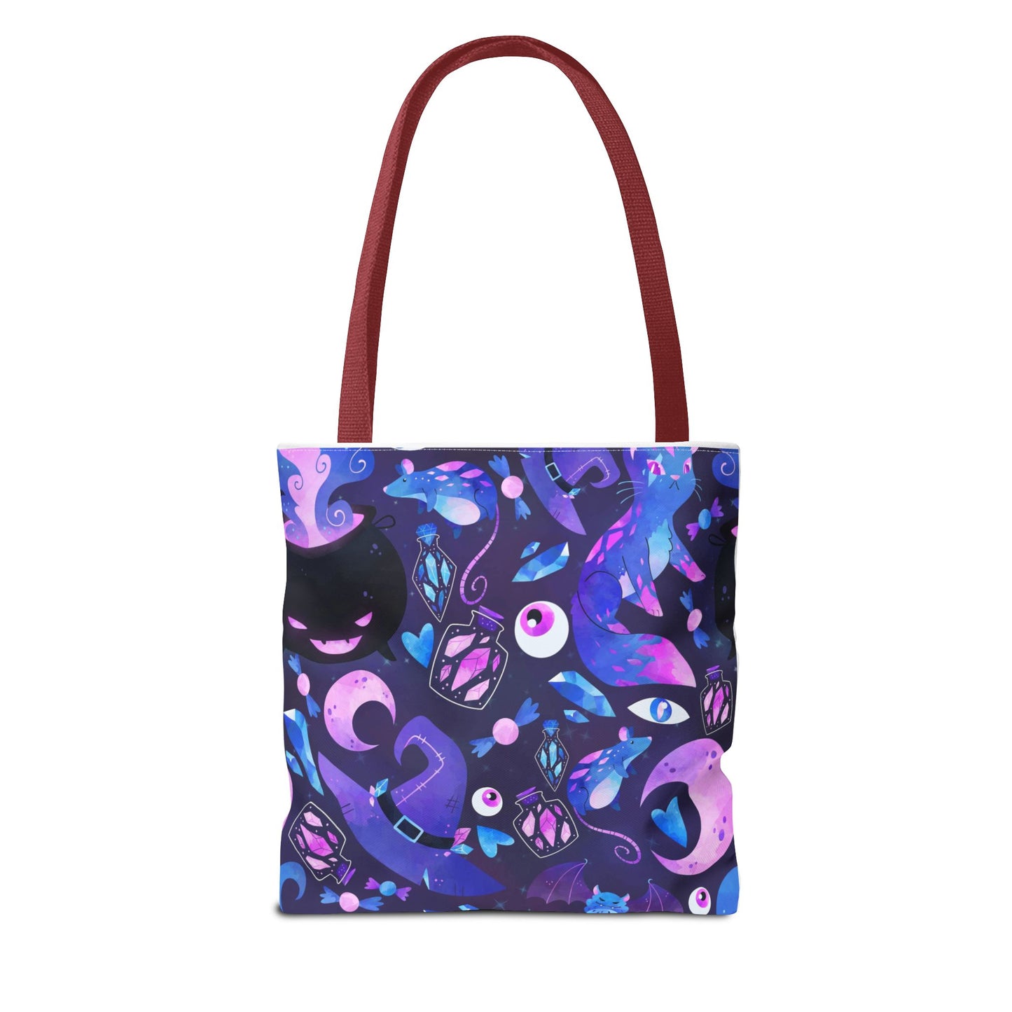 Crystal Kitty Trick r Treat Tote Bag