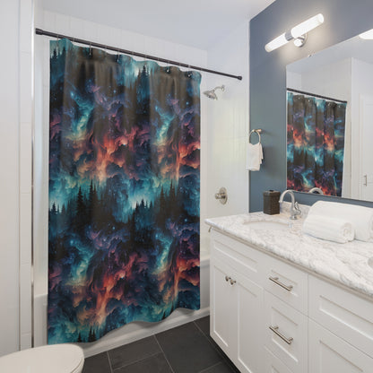 Bedtime Borealis Shower Curtain