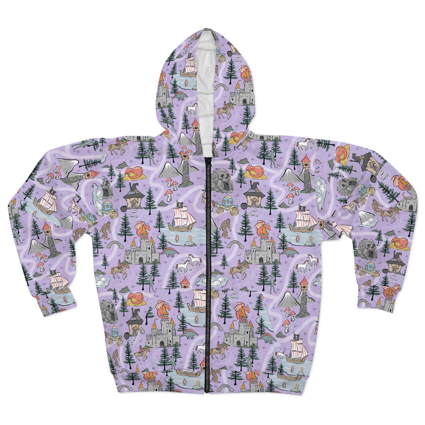 The Land of Make Believe  Unisex Zip Hoodie