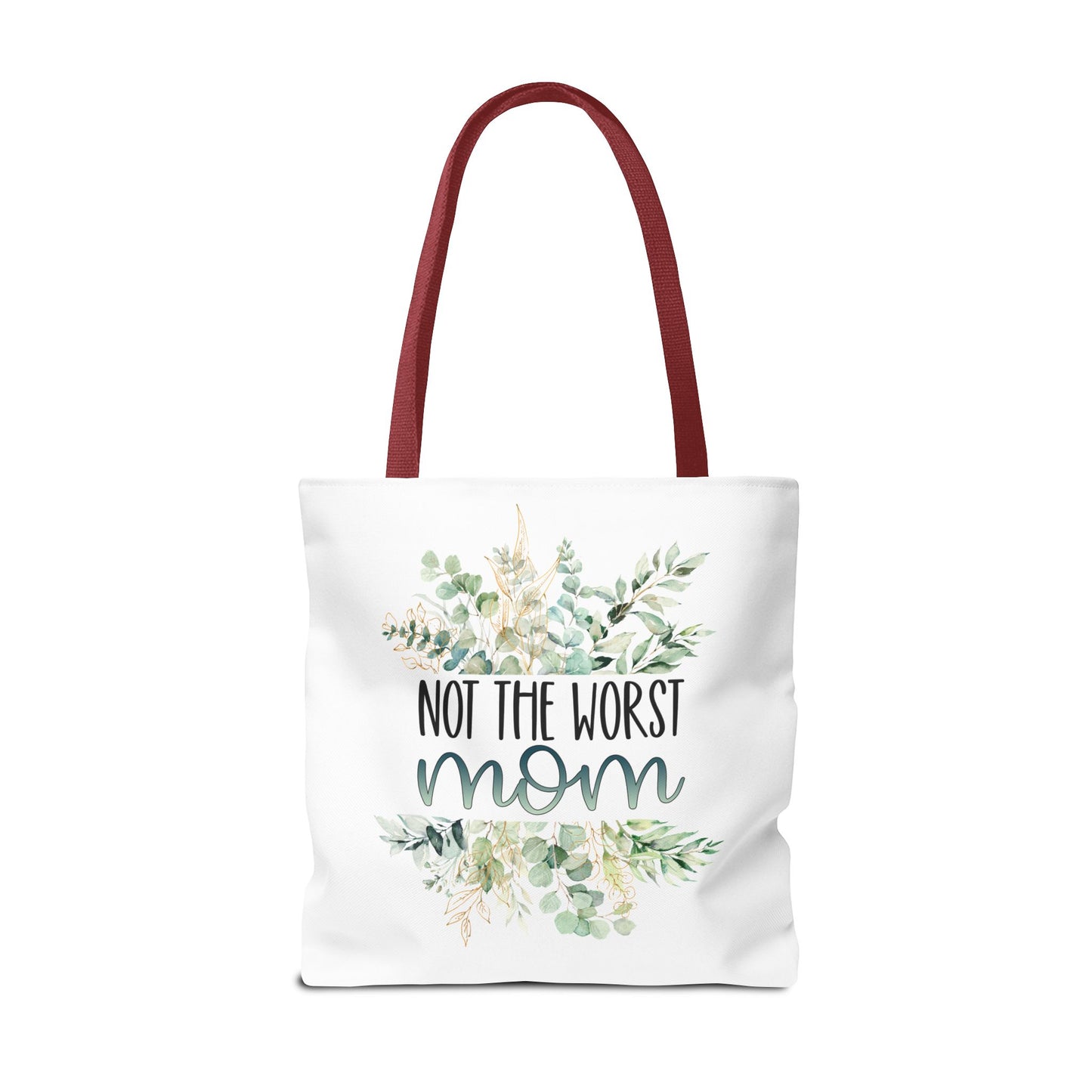 Not the Worst Mom Tote Bag Eco-Friendly Tote Bag | Stylish & Durable | Custom Designs | Perfect for Shopping or Travel