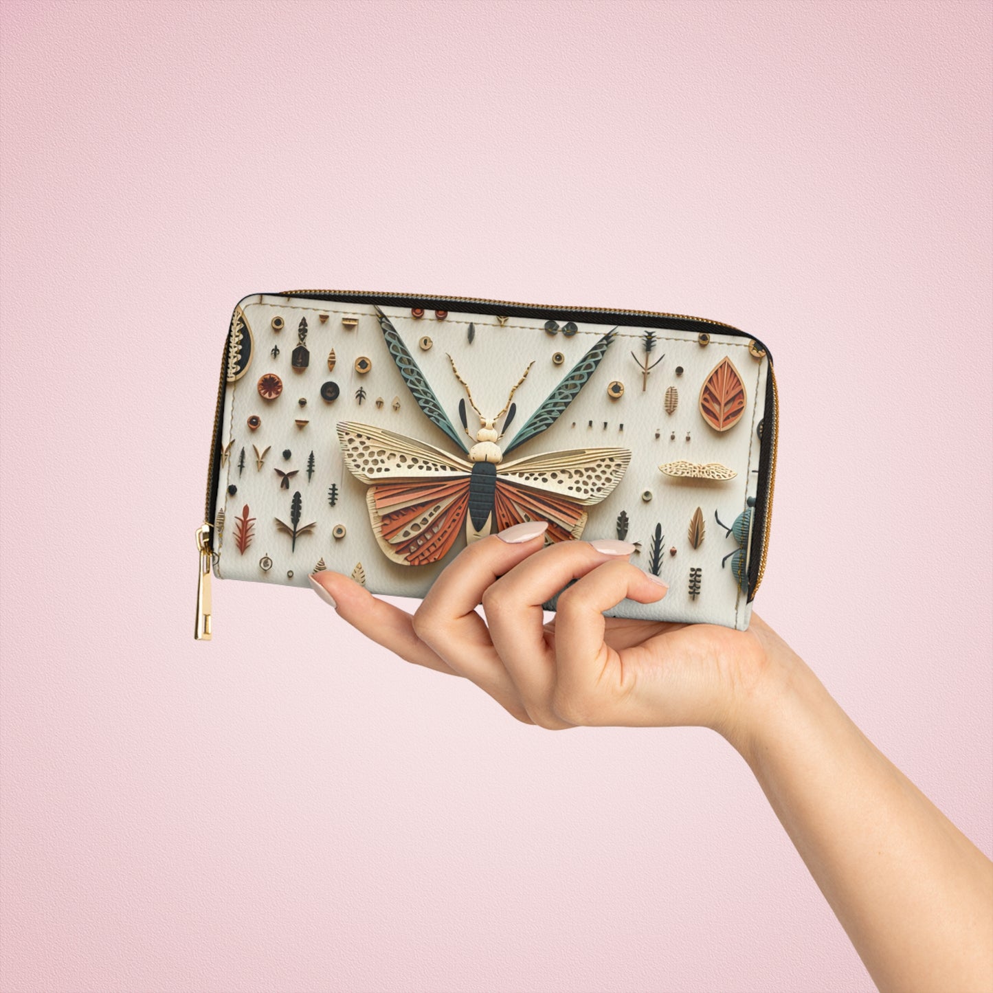 Bugs and Kisses Zipper Wallet