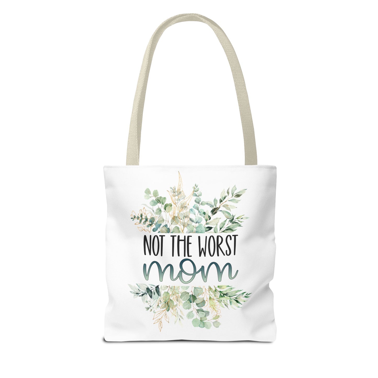 Not the Worst Mom Tote Bag Eco-Friendly Tote Bag | Stylish & Durable | Custom Designs | Perfect for Shopping or Travel