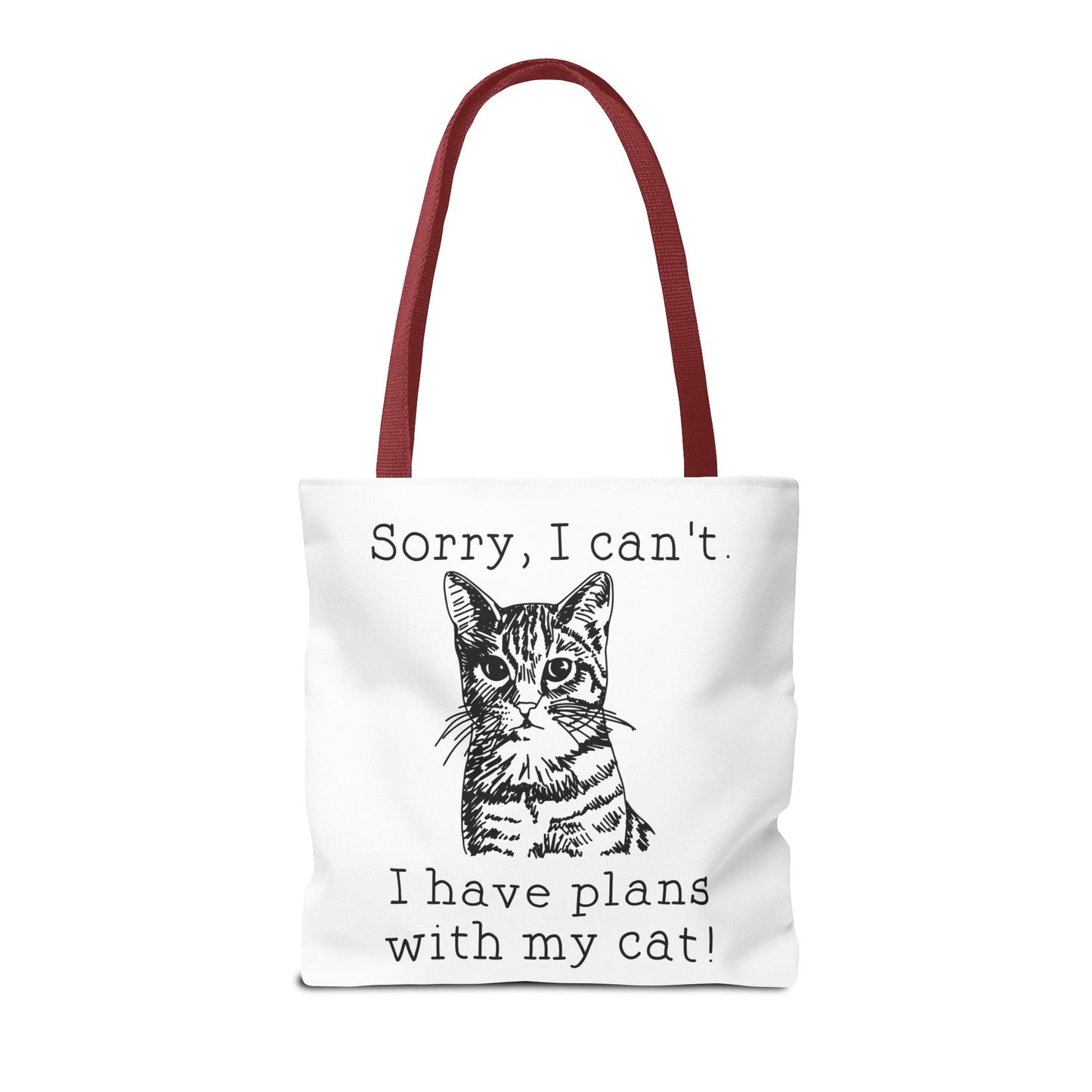 i have plans with my Cat Tote Bag Eco-Friendly Tote Bag | Stylish & Durable | Custom Designs | Perfect for Shopping or Travel