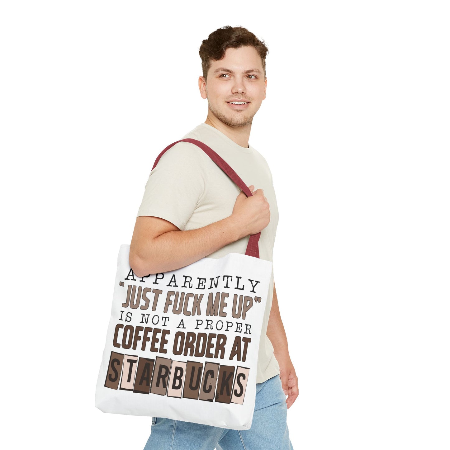 Just F*** me up Tote Bag | Stylish & Durable | Custom Designs | Perfect for Shopping or Travel