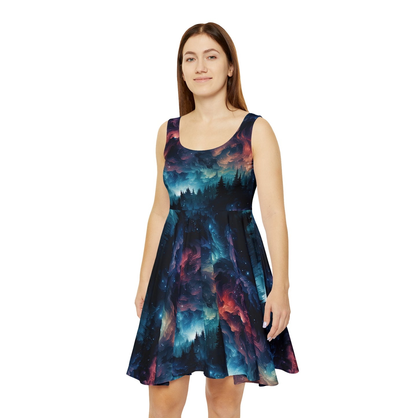 Bedtime Borealis Women's Skater Dress