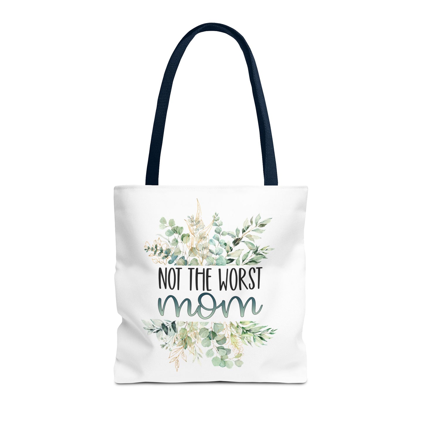 Not the Worst Mom Tote Bag Eco-Friendly Tote Bag | Stylish & Durable | Custom Designs | Perfect for Shopping or Travel