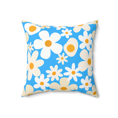 Yolk and Petal Spun Polyester Square Pillow