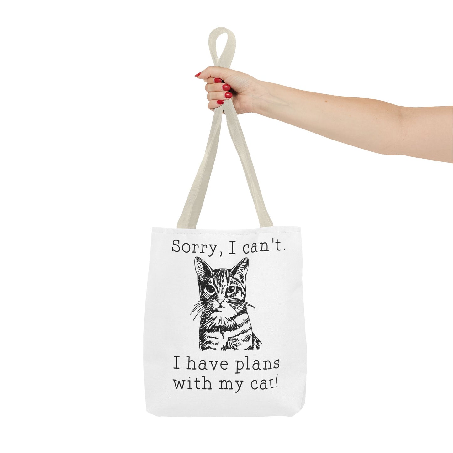 i have plans with my Cat Tote Bag Eco-Friendly Tote Bag | Stylish & Durable | Custom Designs | Perfect for Shopping or Travel