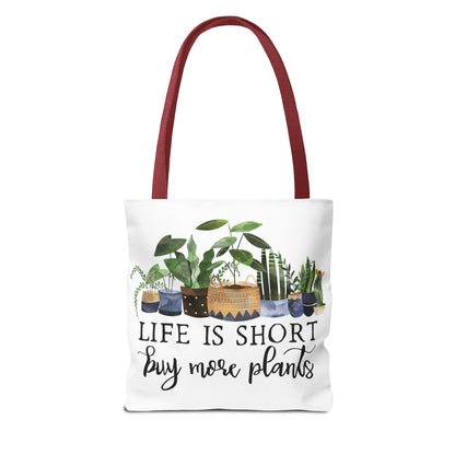 Buy More Plants Tote Bag Eco-Friendly Tote Bag | Stylish & Durable | Custom Designs | Perfect for Shopping or Travel