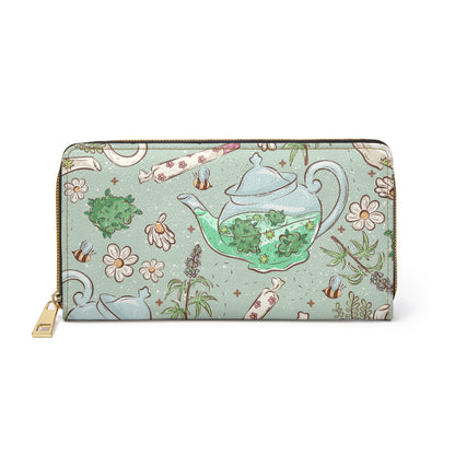 Tea POT Zipper Wallet