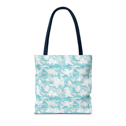 Lettie's dinos Tote Bag Eco-Friendly Tote Bag | Stylish & Durable | Custom Designs | Perfect for Shopping or Travel