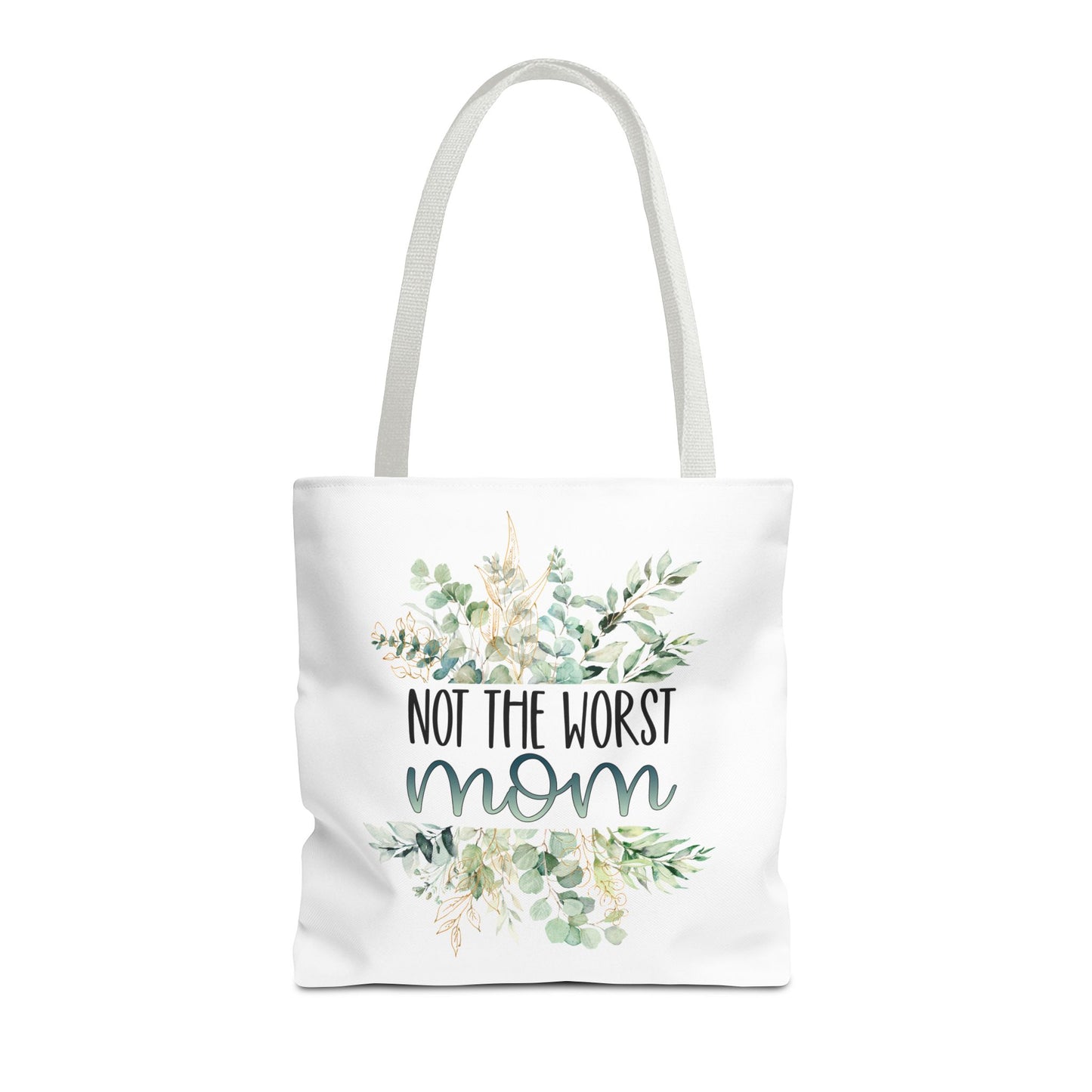 Not the Worst Mom Tote Bag Eco-Friendly Tote Bag | Stylish & Durable | Custom Designs | Perfect for Shopping or Travel